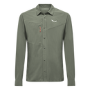 SALEWA PUEZ L/S SHIRT M Wandershirts /-hemden SALEWA faded green M