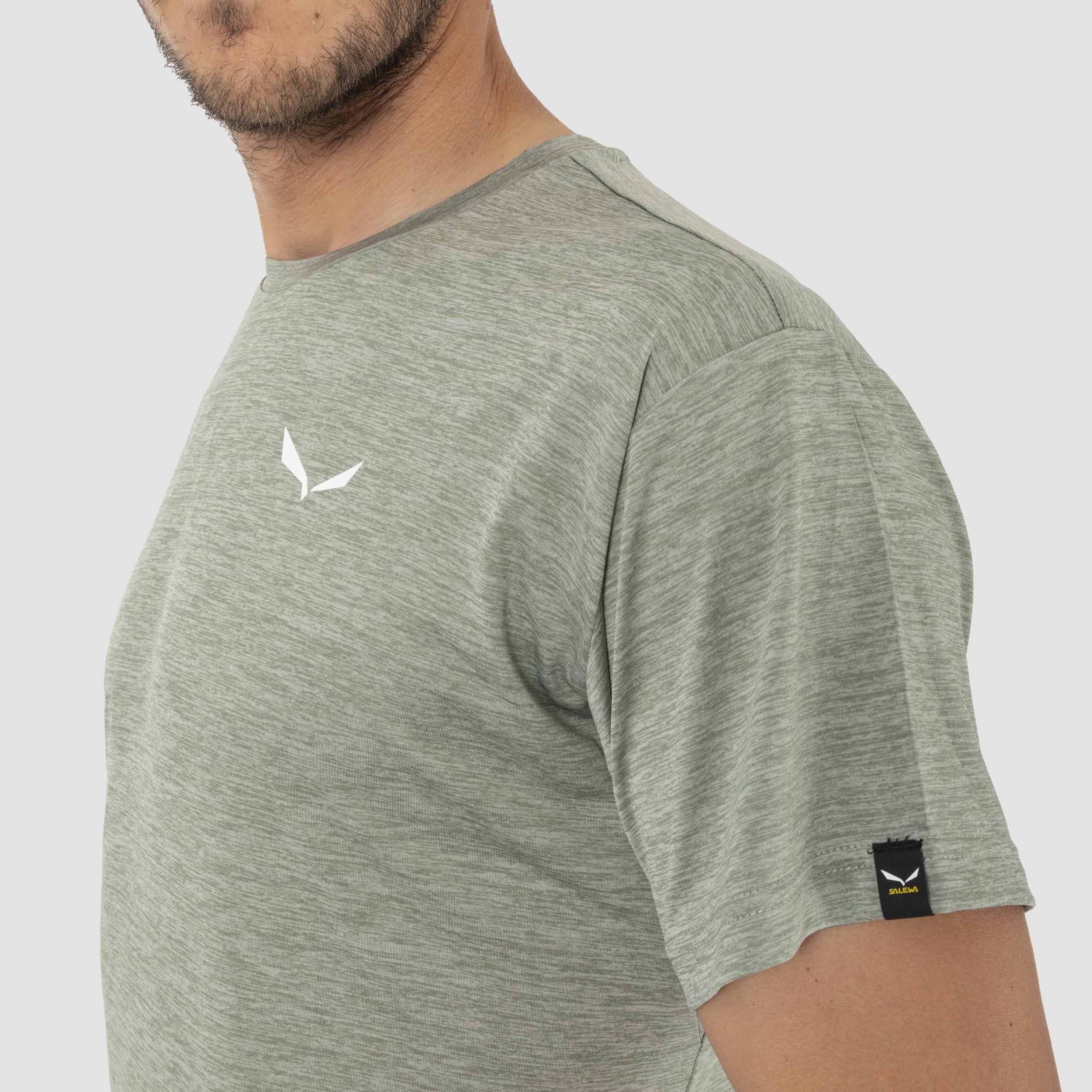 SALEWA PUEZ MELANGE DRY M S/S TEE Wandershirts /-hemden SALEWA