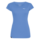 SALEWA PUEZ MELANGE DRY W S/S TEE Wandershirts /-hemden SALEWA morning blue melange 36