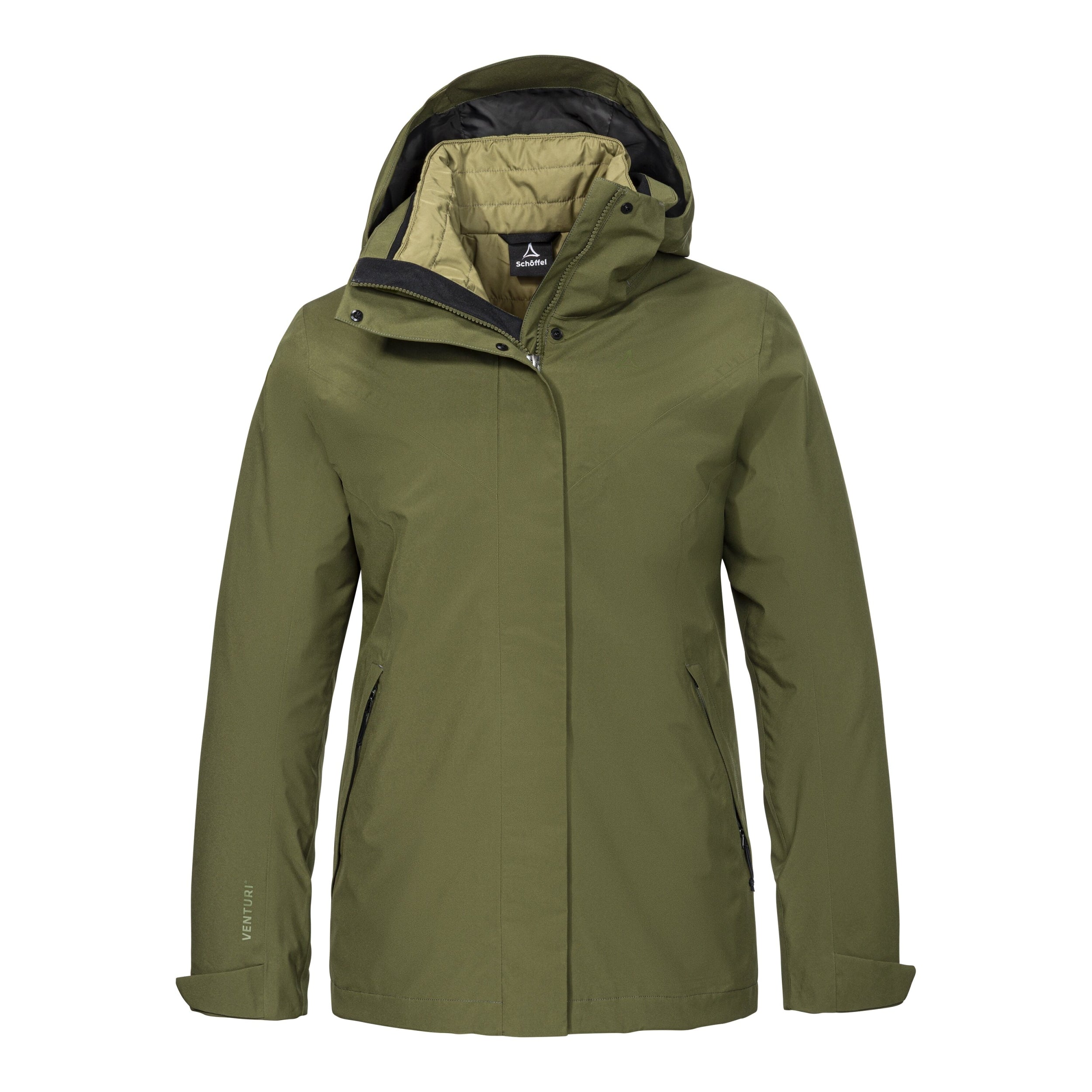 SCHÖFFEL 3in1 Jacket Style Tamina WMS Wanderjacken SCHÖFFEL avocado branch 36