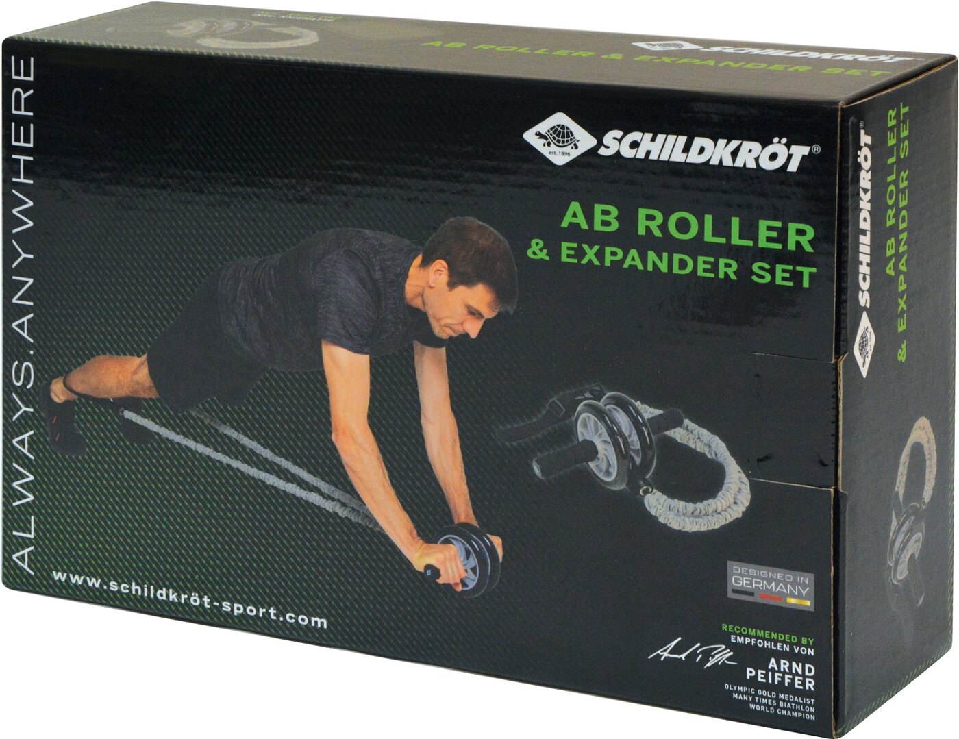 SCHILDKRÖT FITNESS ABROLLER & EXPANDER SET (2x 65cm (c Fitness Kleingeräte & Zubehör SCHILDKRÖT FITNESS