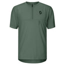 SCOTT SCO Tee M's Vertic Zip SS Fahrradtrikots SCOTT tranquil green M