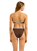SEAFOLLY Beach Bound Ring Front Bandeau Bikini SEAFOLLY