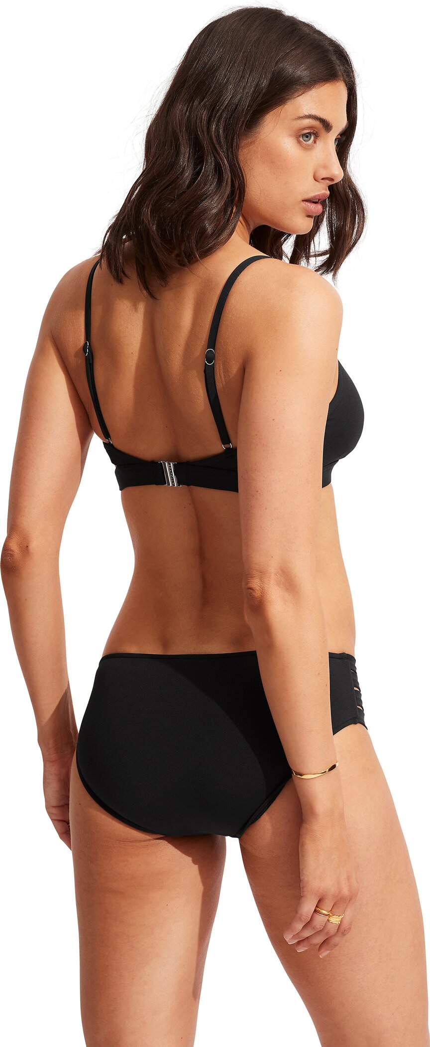 SEAFOLLY S.Collective Multi Strap Hipster Pant Black Bikini SEAFOLLY