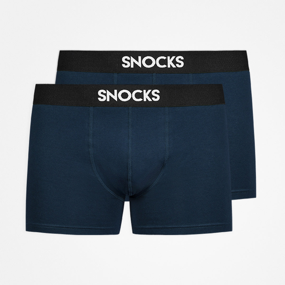 SNOCKS Boxershorts mit Logo Unterhosen SNOCKS Black S