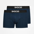 SNOCKS Boxershorts mit Logo Unterhosen SNOCKS Black S