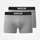 SNOCKS Boxershorts mit Logo Unterhosen SNOCKS Black S