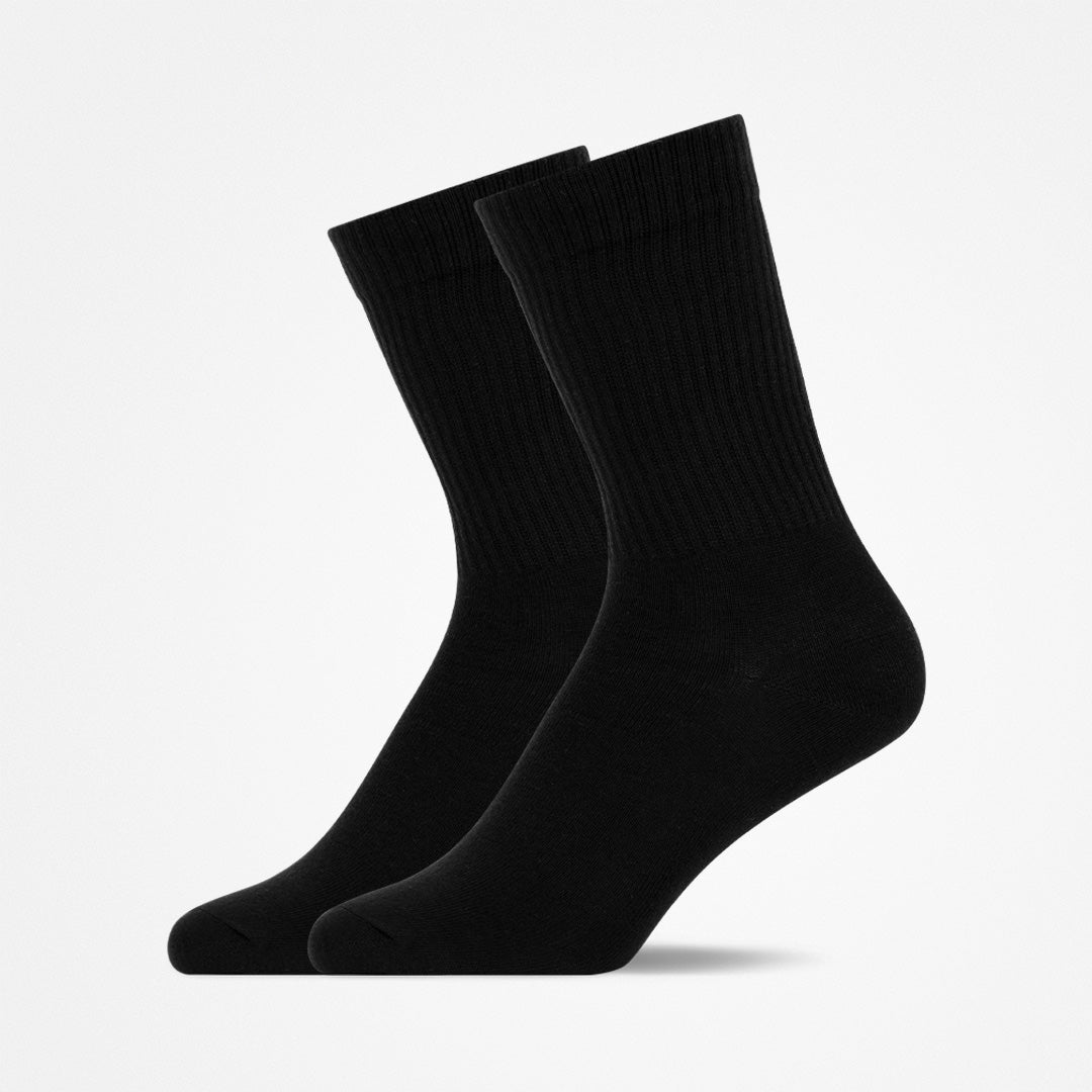 SNOCKS Crew Sock Socken SNOCKS Black 35-38