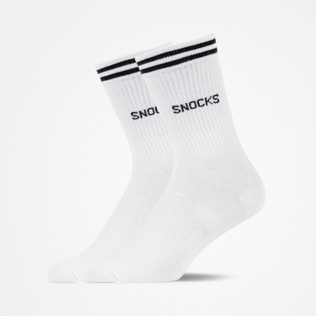 SNOCKS Retro Crew Sock Socken SNOCKS Black 35-38
