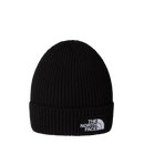 THE NORTH FACE KIDS TNF LOGO BOX CUFFED BEANIE Mützen THE NORTH FACE TNF BLACK -