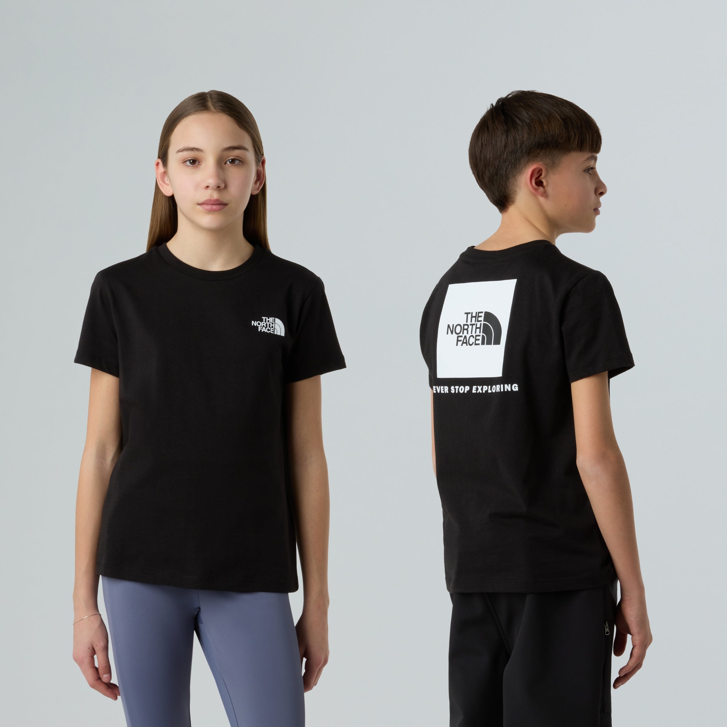 THE NORTH FACE TEEN BOX NSE REGULAR SS TEE Freizeitshirts /-hemden THE NORTH FACE TNF BLACK S