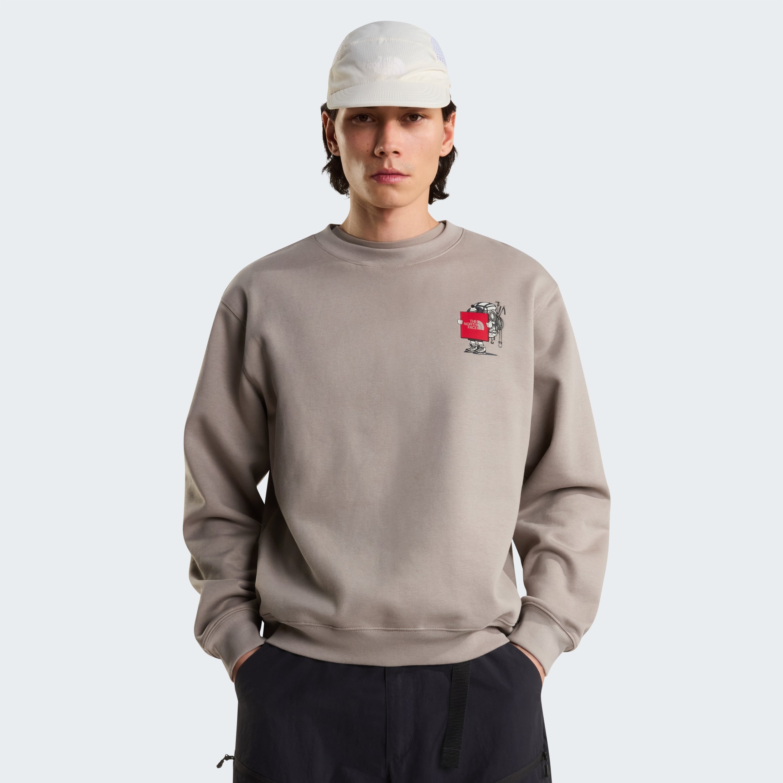 THE NORTH FACE U GEAR UP GET OUT RLX CREW-GRAPHIC Freizeitpullover THE NORTH FACE