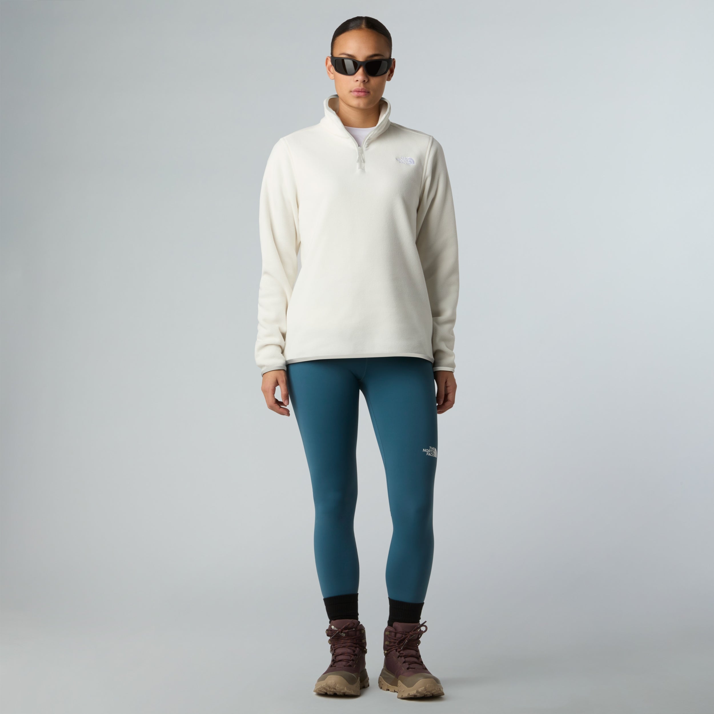 THE NORTH FACE W GLACIER FLEECE 1/4 ZIP JACKET Wanderjacken THE NORTH FACE