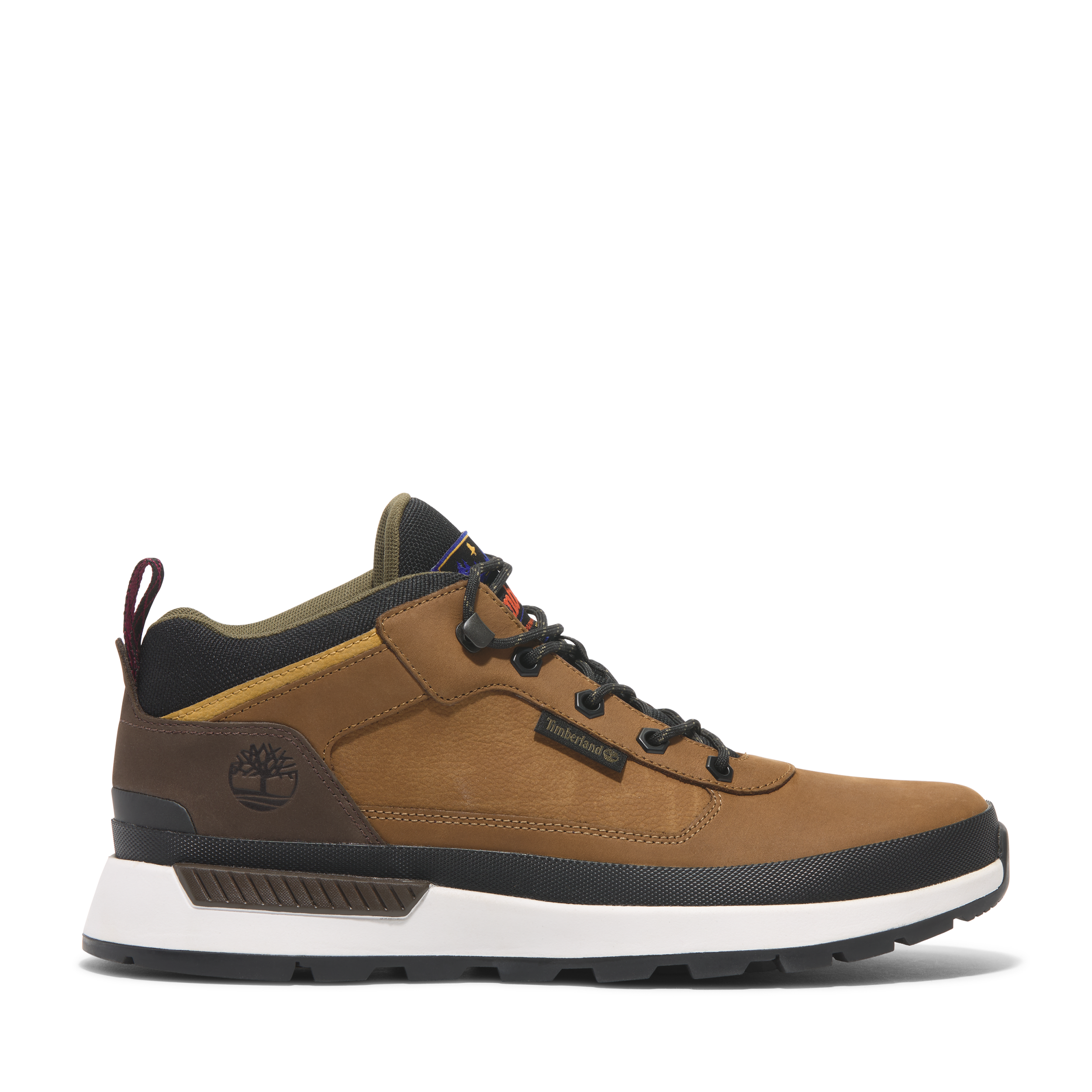 TIMBERLAND FIELD TREKKER MID LACE UP SNEAKER M TIMBERLAND MEDIUM BROWN NUBUCK 41.5