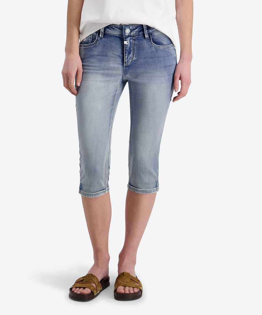TIMEZONE Tight AleenaTZ 3/4 Hosen TIMEZONE Aqua Blue Wash 25