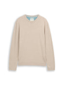 TOM TAILOR CASUAL MEN basic crewneck knit Freizeitpullover TOM TAILOR CASUAL MEN 38310 M