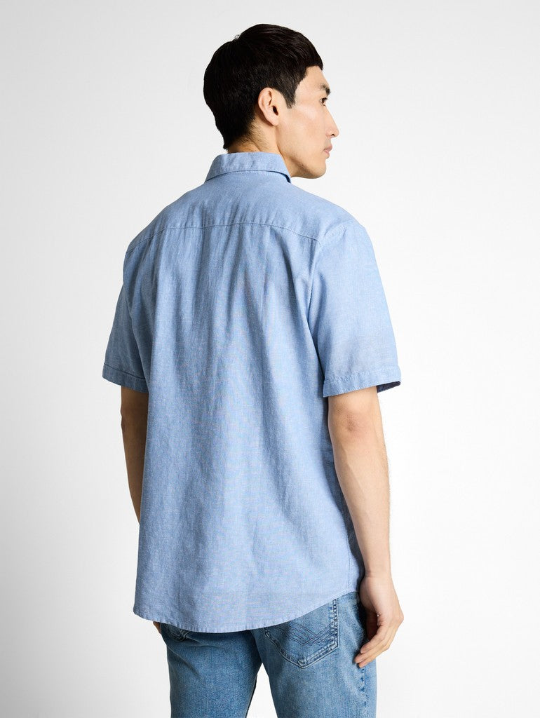 TOM TAILOR CASUAL MEN Cotton linen shirt Freizeitshirts /-blusen TOM TAILOR CASUAL MEN