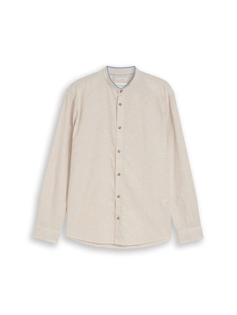 TOM TAILOR CASUAL MEN Cotton linen shirt Freizeitshirts /-hemden TOM TAILOR CASUAL MEN 39587 S