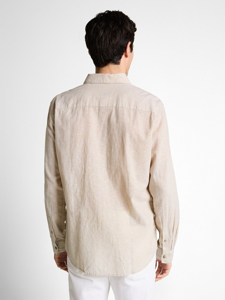 TOM TAILOR CASUAL MEN Cotton linen shirt Freizeitshirts /-hemden TOM TAILOR CASUAL MEN