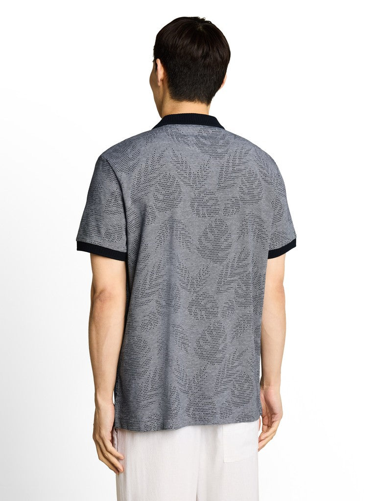 TOM TAILOR CASUAL MEN jaquard polo Freizeitshirts /-hemden TOM TAILOR CASUAL MEN
