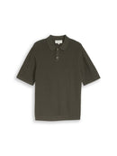 TOM TAILOR CASUAL MEN knit basic polo Freizeitpullover TOM TAILOR CASUAL MEN 26543 S