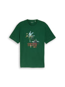 TOM TAILOR CASUAL MEN photoprint t-shirt Trainingsshirts TOM TAILOR CASUAL MEN Garden Green M