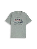 TOM TAILOR CASUAL MEN printed fine stripe t-shirt Trainingsshirts TOM TAILOR CASUAL MEN 40037 M