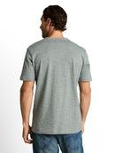 TOM TAILOR CASUAL MEN printed fine stripe t-shirt Trainingsshirts TOM TAILOR CASUAL MEN