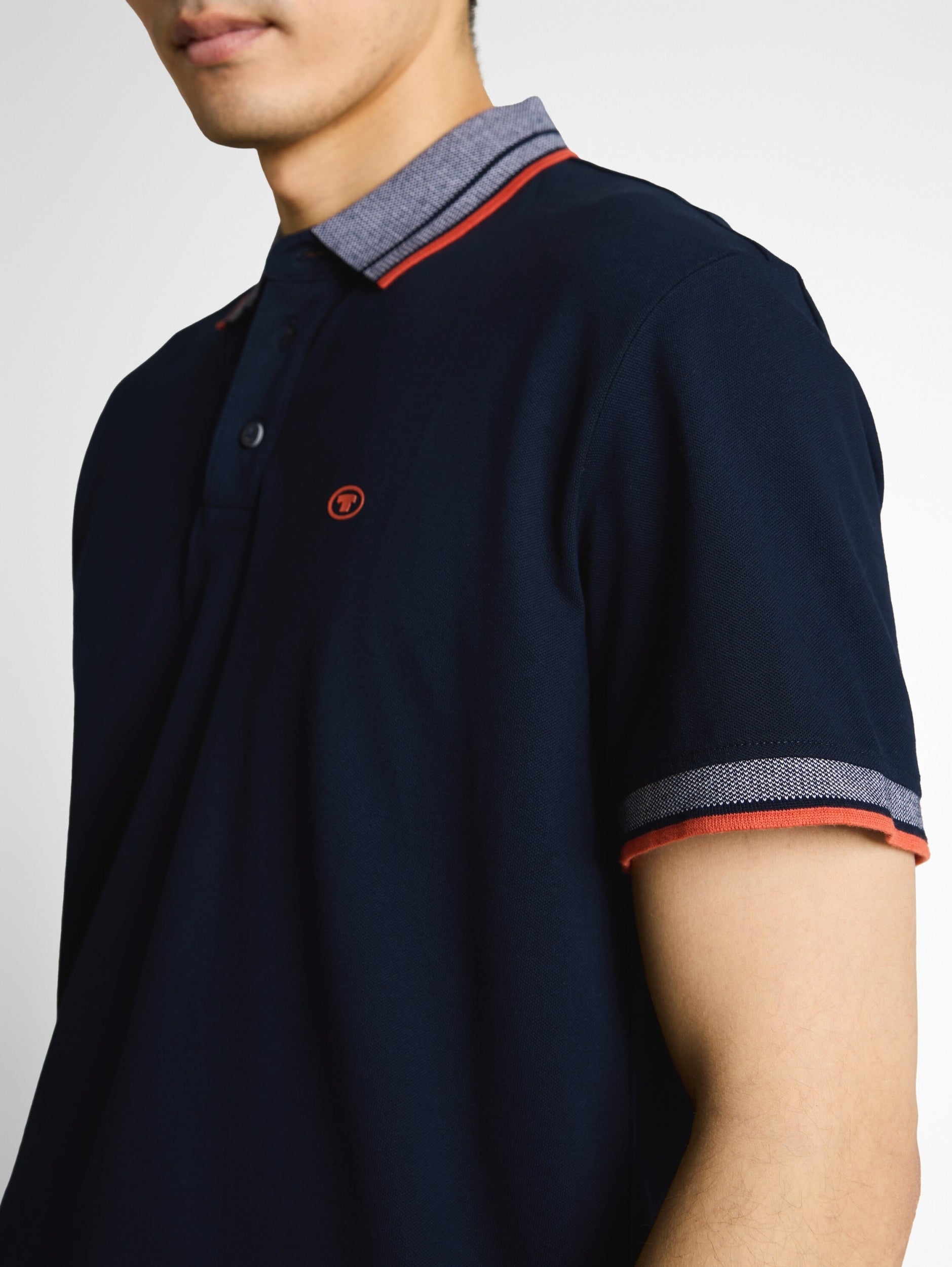 TOM TAILOR CASUAL MEN Printed polo Freizeitshirts /-hemden TOM TAILOR CASUAL MEN