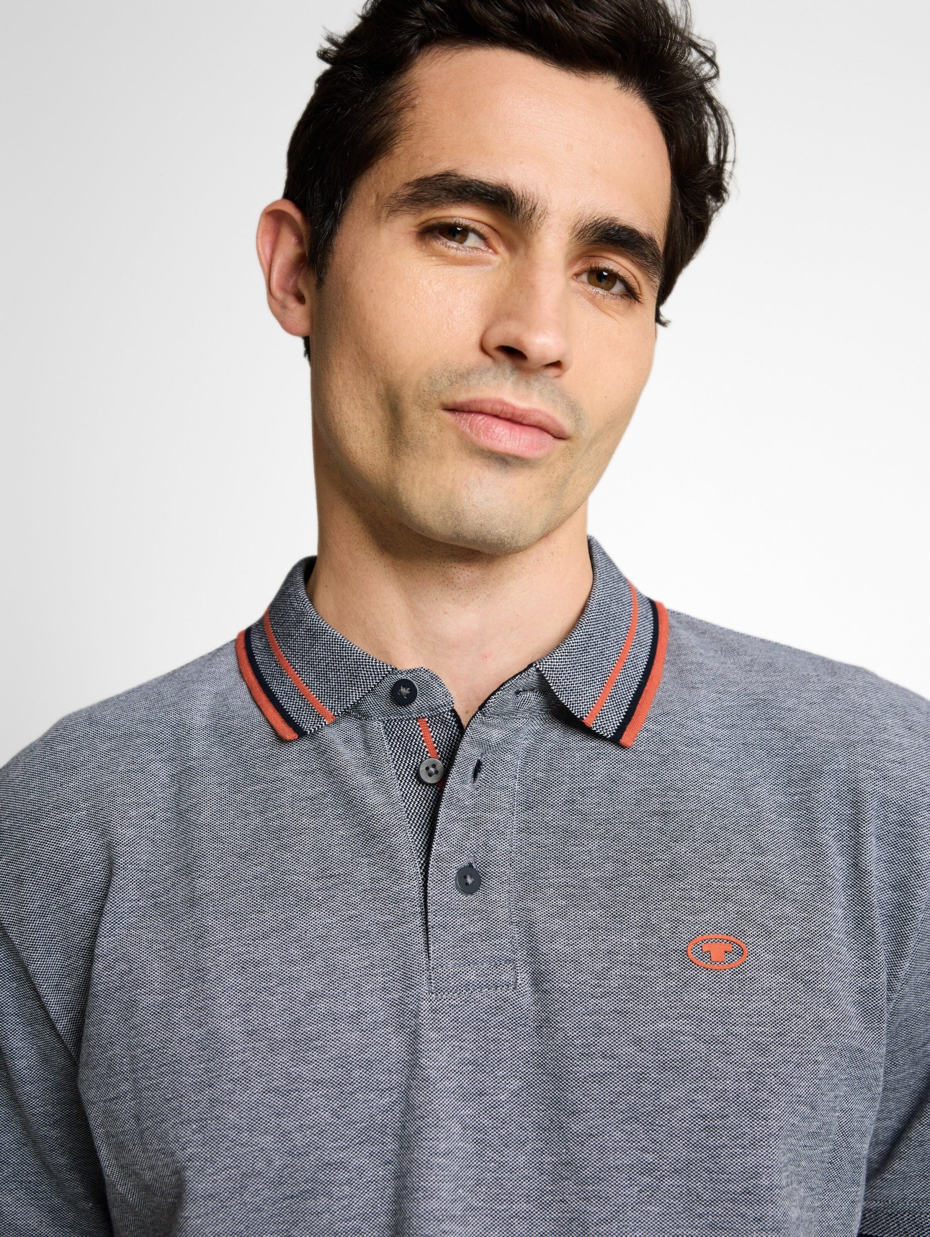 TOM TAILOR CASUAL MEN Printed polo Freizeitshirts /-hemden TOM TAILOR CASUAL MEN