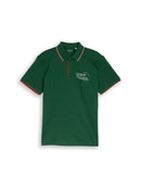 TOM TAILOR CASUAL MEN printed polo Freizeitshirts /-hemden TOM TAILOR CASUAL MEN Garden Green M