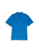 TOM TAILOR CASUAL MEN printed polo Freizeitshirts /-hemden TOM TAILOR CASUAL MEN surf blue M