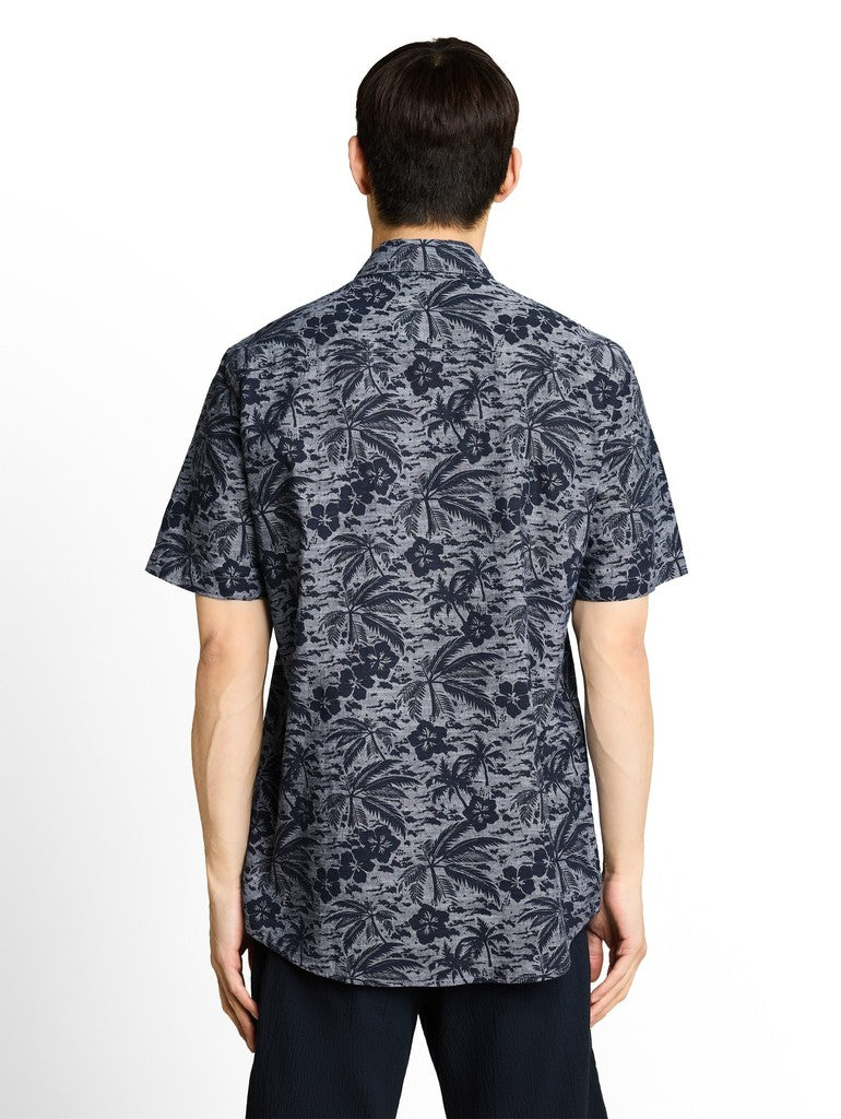 TOM TAILOR CASUAL MEN printed slubyarn shirt Freizeitshirts /-blusen TOM TAILOR CASUAL MEN