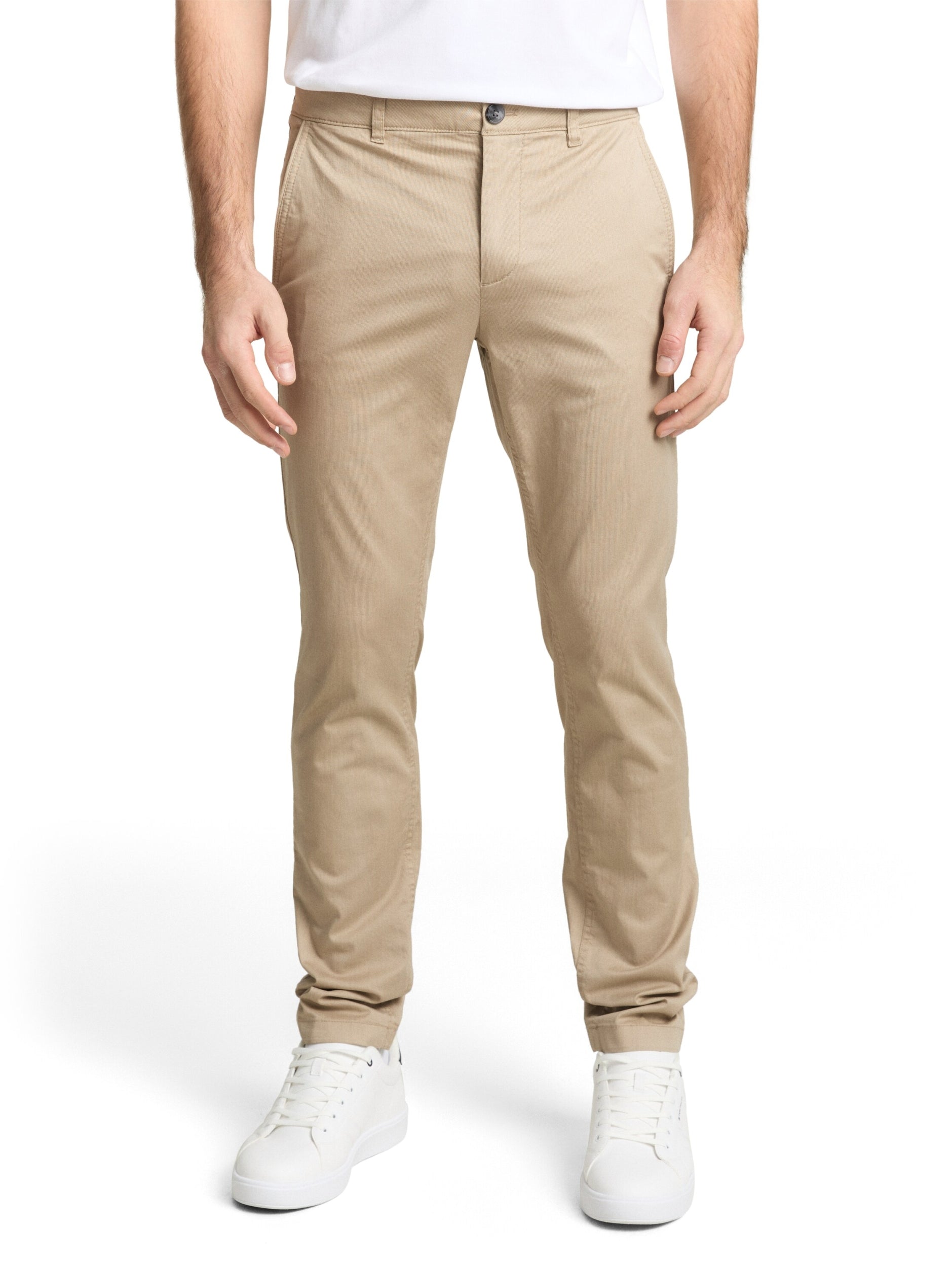 TOM TAILOR CASUAL MEN slim printed chino Freizeithosen TOM TAILOR CASUAL MEN