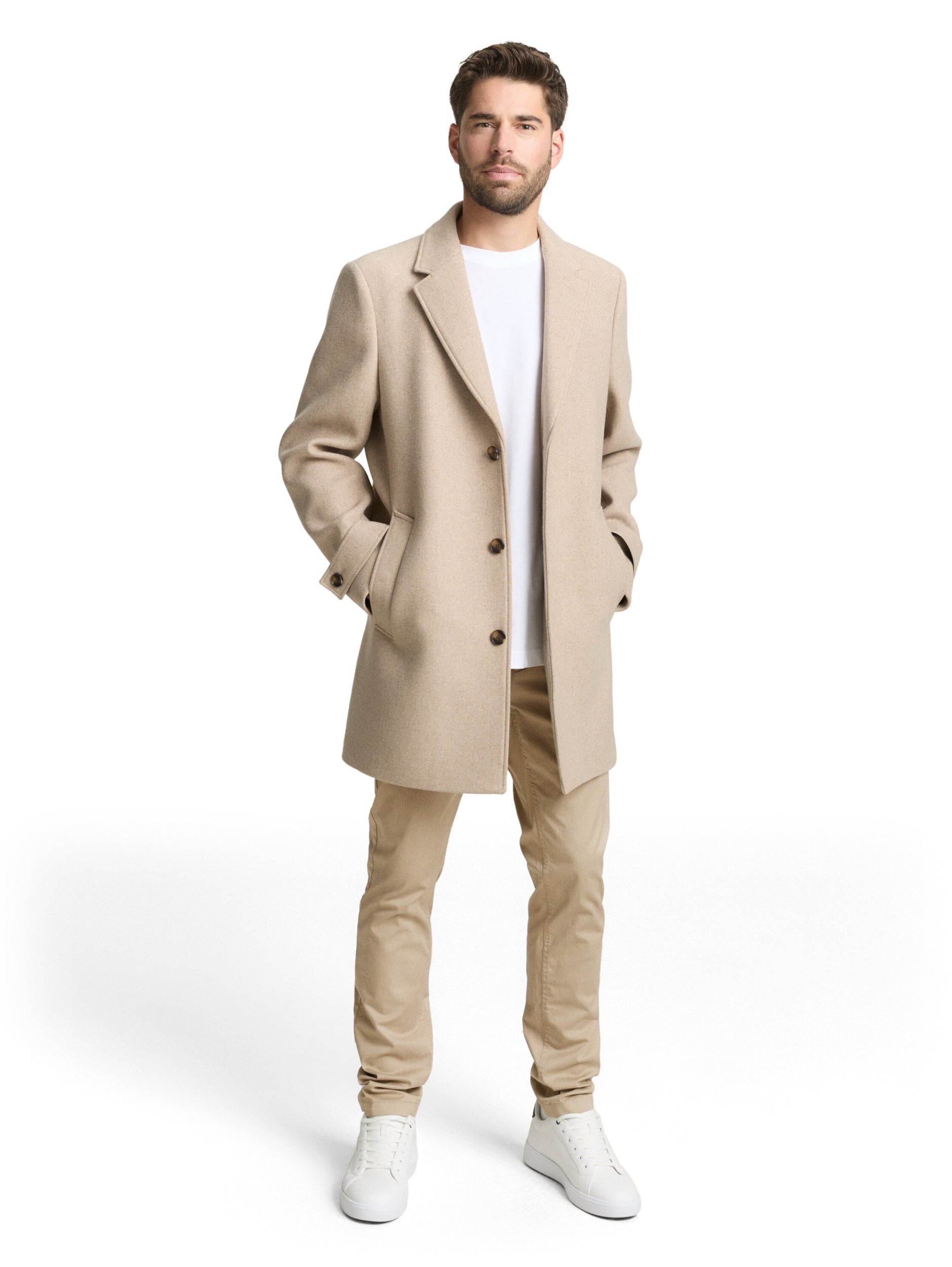 TOM TAILOR CASUAL MEN slim printed chino Freizeithosen TOM TAILOR CASUAL MEN