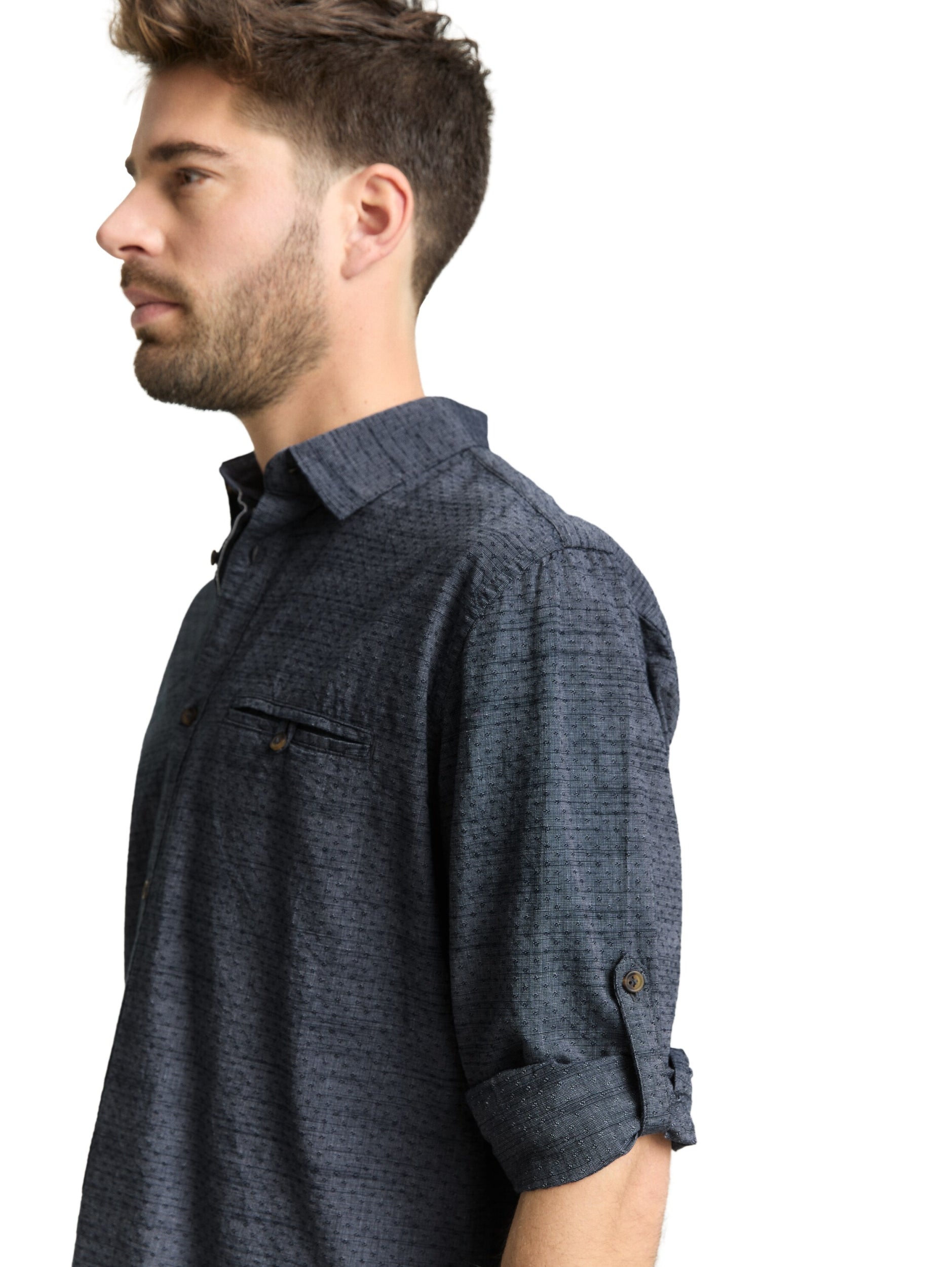 TOM TAILOR CASUAL MEN structured shirt Freizeitshirts /-hemden TOM TAILOR CASUAL MEN