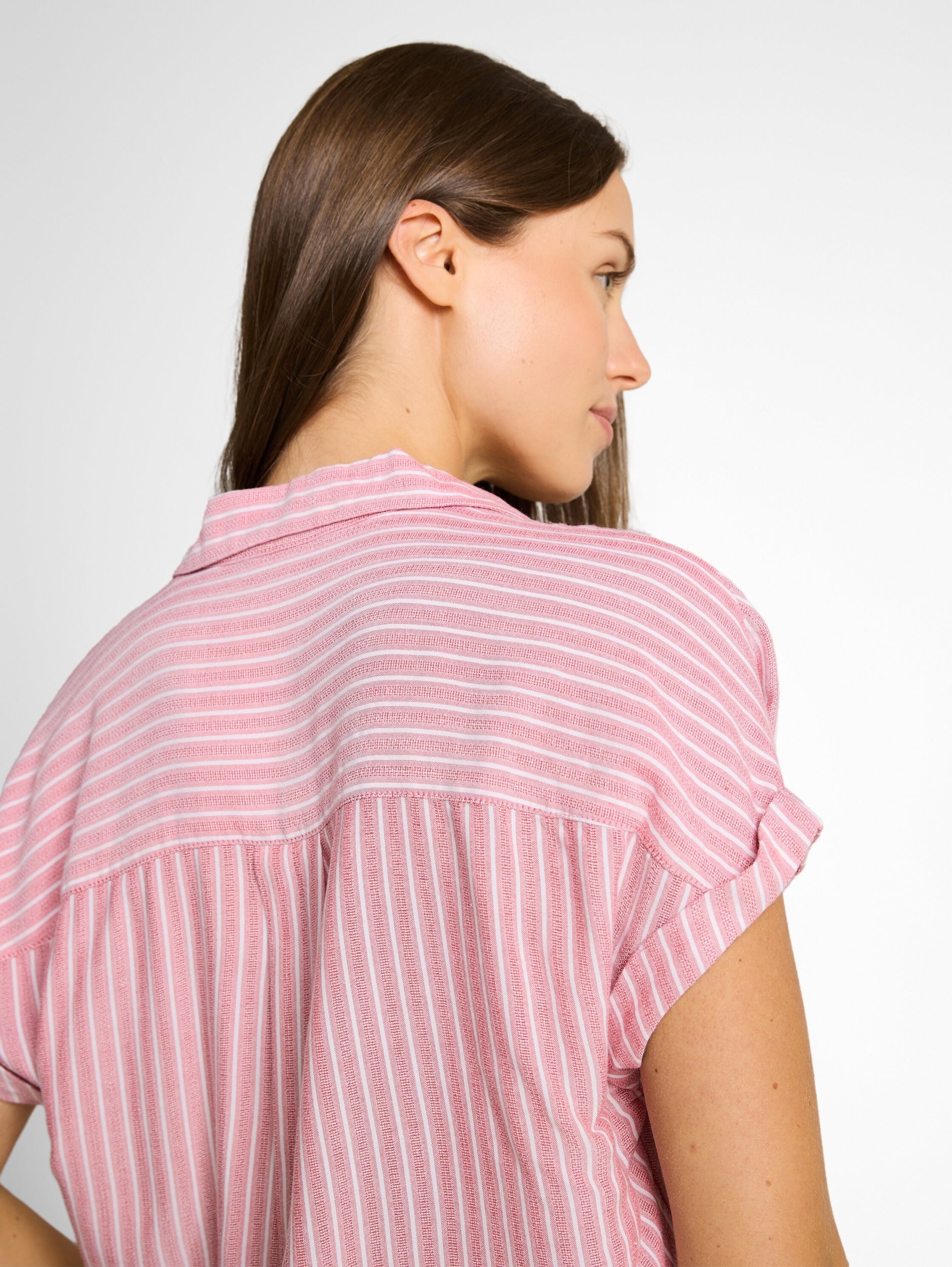 TOM TAILOR CASUAL WOMEN Blouse Striped Shortsleeve Freizeitshirts /-blusen TOM TAILOR CASUAL WOMEN