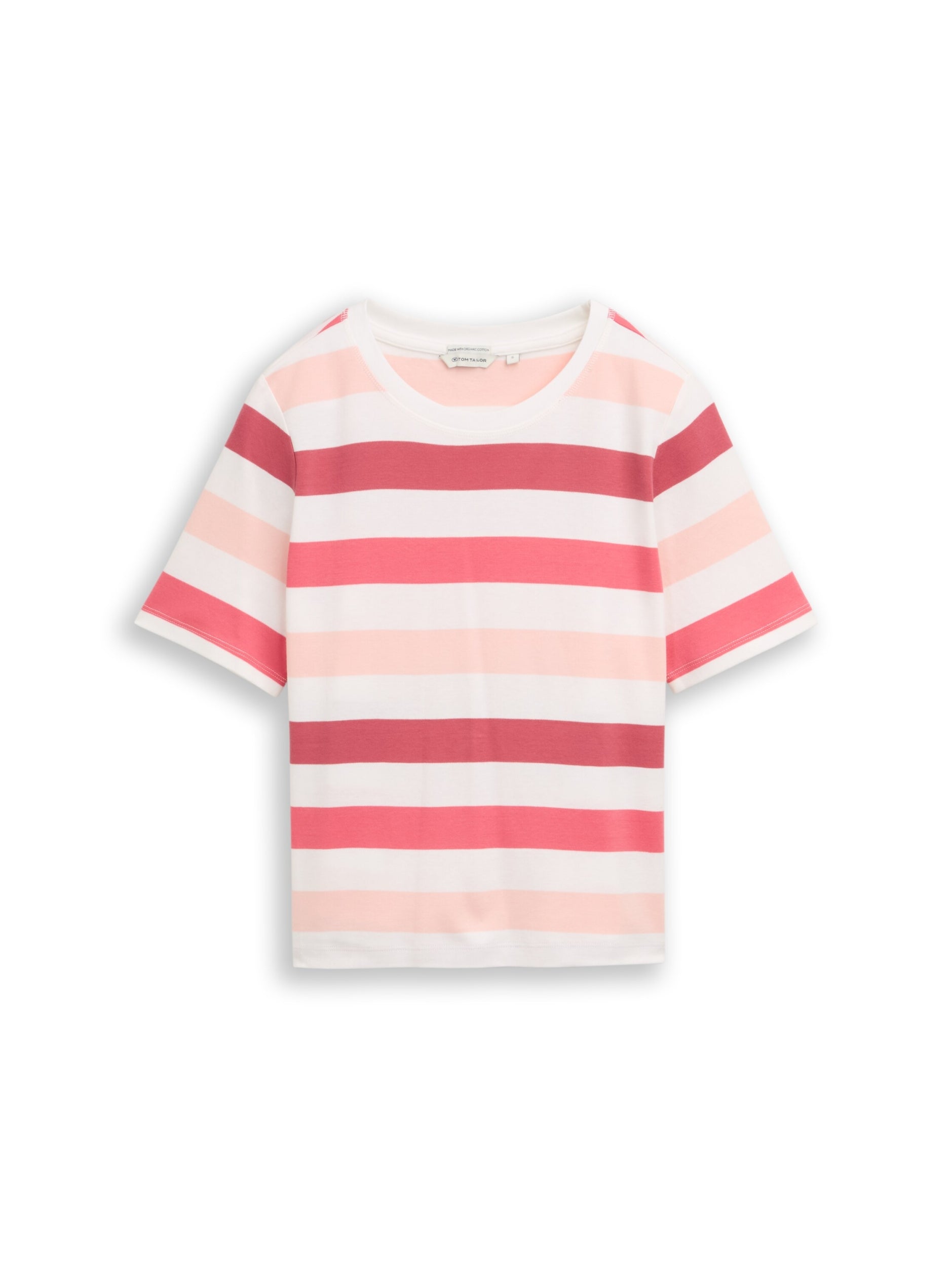 TOM TAILOR CASUAL WOMEN T-shirt boxy crew neck with pr Freizeitshirts /-hemden TOM TAILOR CASUAL WOMEN 40483 M