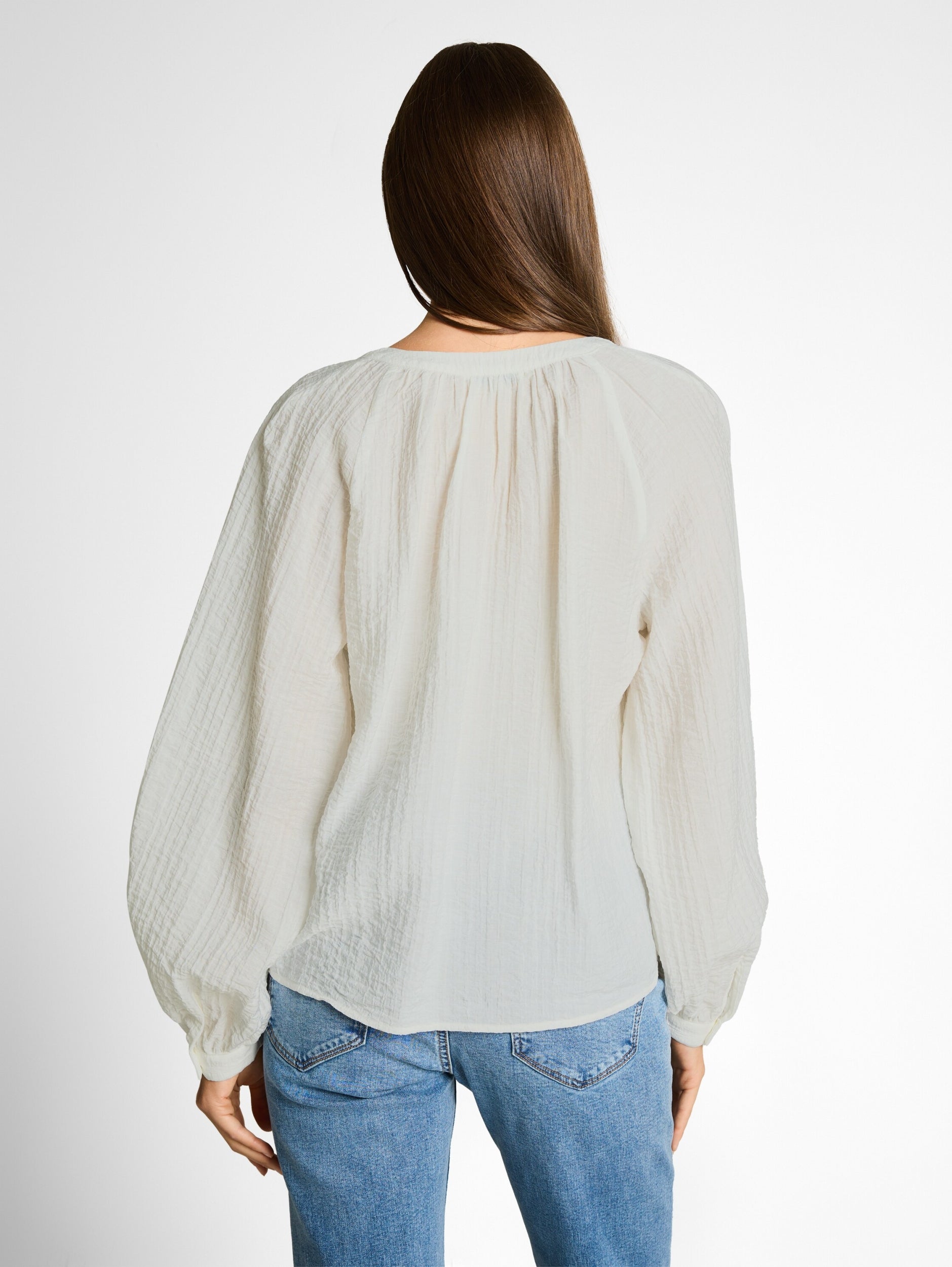 TOM TAILOR CASUAL WOMEN Blouse crinkle structure Freizeitshirts /-blusen TOM TAILOR CASUAL WOMEN