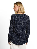 TOM TAILOR CASUAL WOMEN blouse easy longsleeves shape Freizeitshirts /-blusen TOM TAILOR CASUAL WOMEN