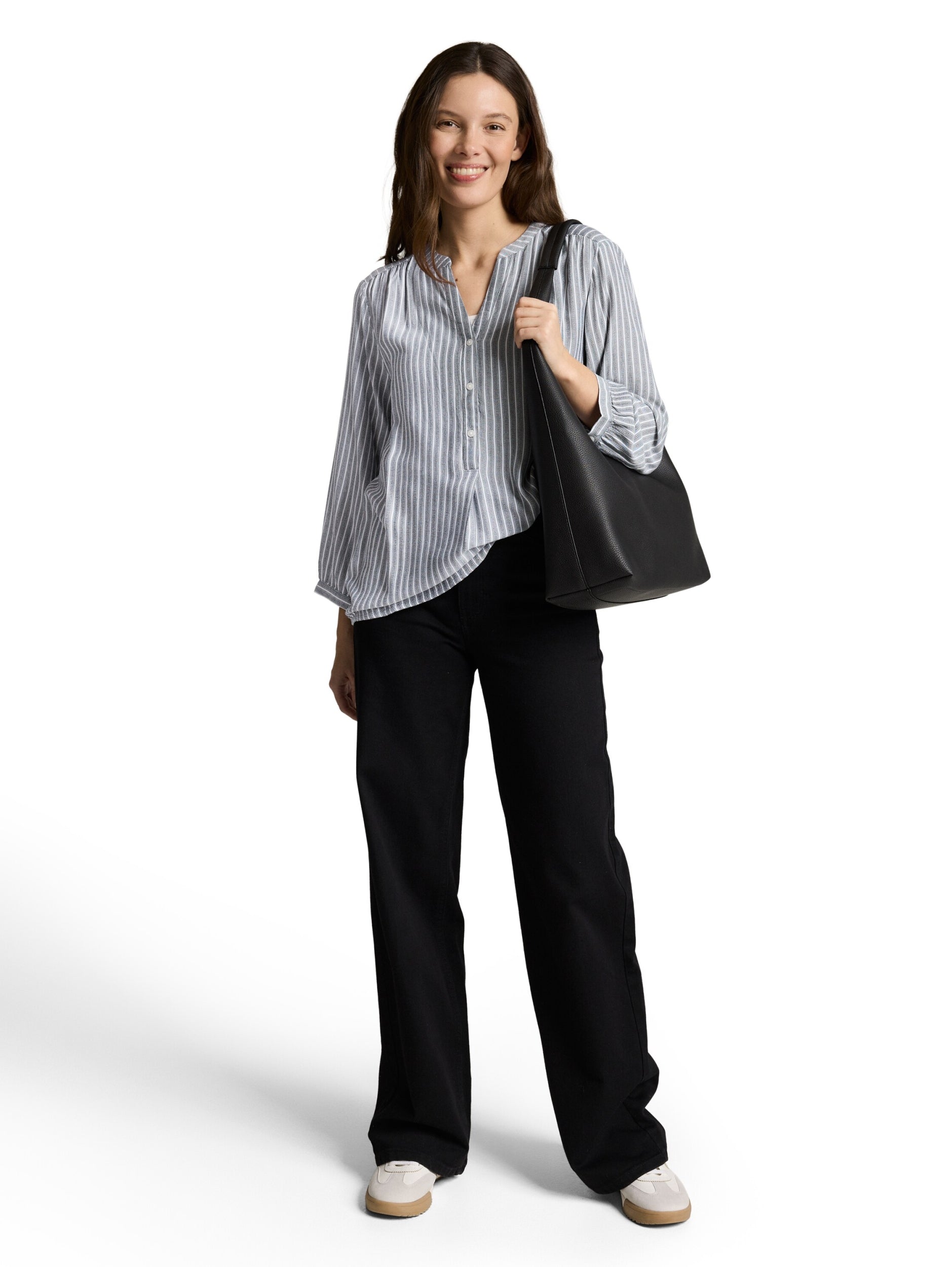 TOM TAILOR CASUAL WOMEN blouse feminine with dobby str Freizeitshirts /-blusen TOM TAILOR CASUAL WOMEN