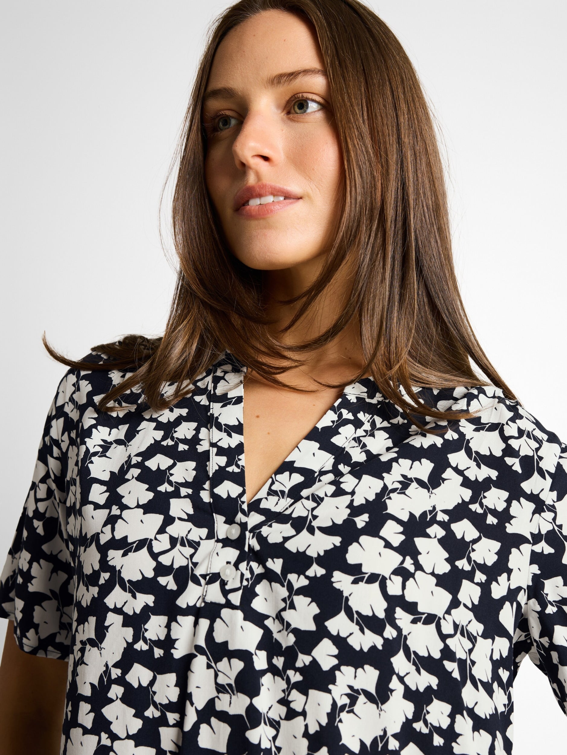 TOM TAILOR CASUAL WOMEN Blouse printed shortsleeves Freizeitshirts /-blusen TOM TAILOR CASUAL WOMEN