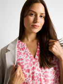 TOM TAILOR CASUAL WOMEN Blouse printed shortsleeves Freizeitshirts /-blusen TOM TAILOR CASUAL WOMEN