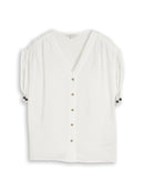 TOM TAILOR CASUAL WOMEN blouse top with gathering Freizeitshirts /-blusen TOM TAILOR CASUAL WOMEN 10315 36