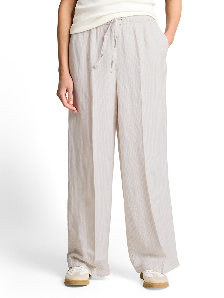 TOM TAILOR CASUAL WOMEN Linen loose fit wide leg pant Freizeithosen TOM TAILOR CASUAL WOMEN