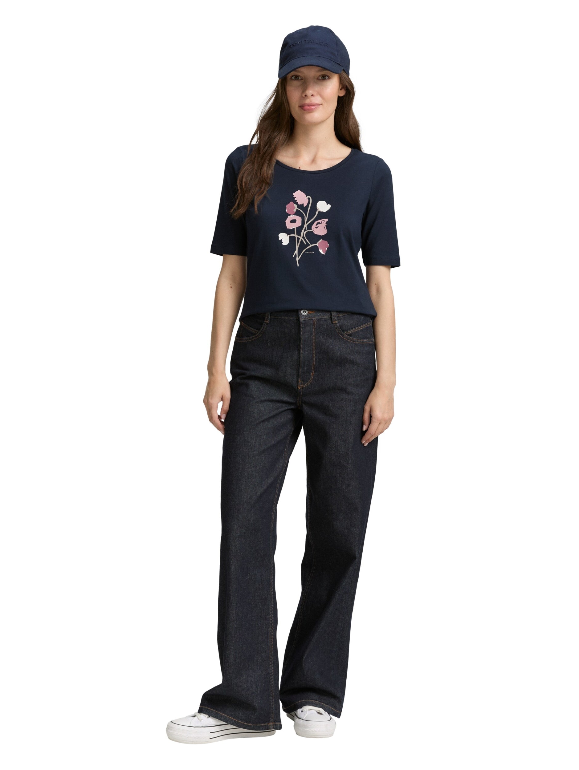 TOM TAILOR CASUAL WOMEN T-shirt basic with print Freizeitshirts /-hemden TOM TAILOR CASUAL WOMEN