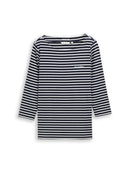 TOM TAILOR CASUAL WOMEN T-shirt boat neck stripe Freizeitshirts /-blusen TOM TAILOR CASUAL WOMEN 39839 XS