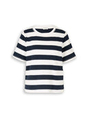 TOM TAILOR CASUAL WOMEN T-shirt boxy crew neck with pr Freizeitshirts /-hemden TOM TAILOR CASUAL WOMEN 40115 XS