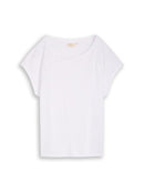 TOM TAILOR CASUAL WOMEN T-shirt crew neck ajour deplac Freizeitshirts /-hemden TOM TAILOR CASUAL WOMEN 20000 XS