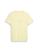 TOM TAILOR CASUAL WOMEN T-shirt crew neck logo Freizeitshirts /-hemden TOM TAILOR CASUAL WOMEN Black S